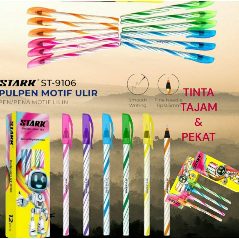 

BULPOINT STARK TINTA HITAM TAJAM DAN ANTI LUNTUR
