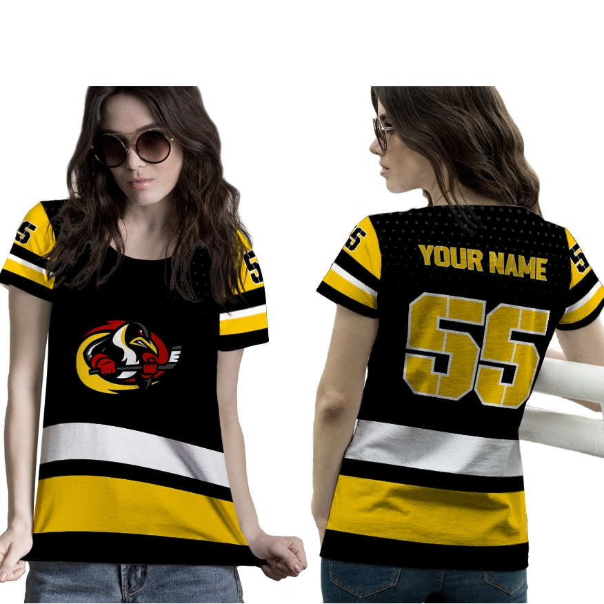 ICE HOCKEY Baju Jersey Wanita Dewasa Fulprint Gratis Pakai Nama