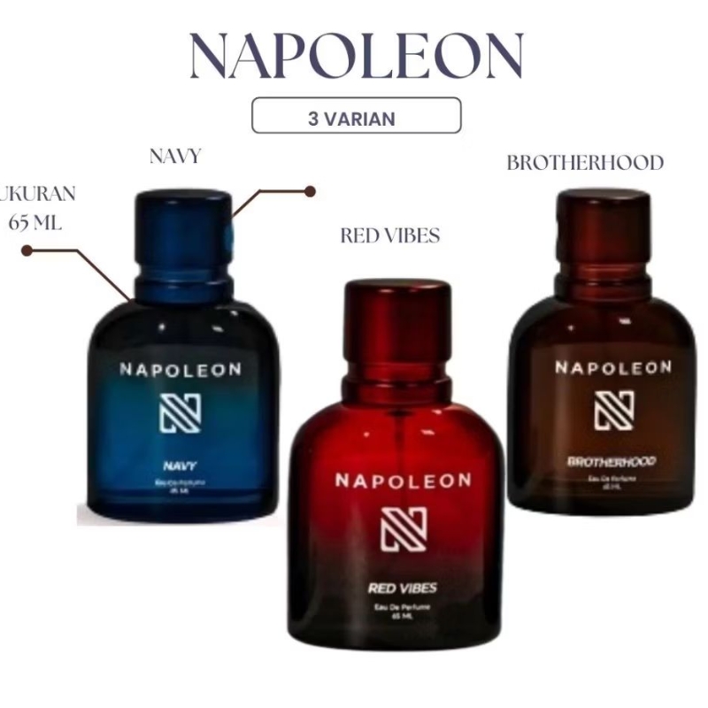 NAPOLEON Parfum pria EDP 65ml - parfum pria Rose | EDP Parfum Wangi