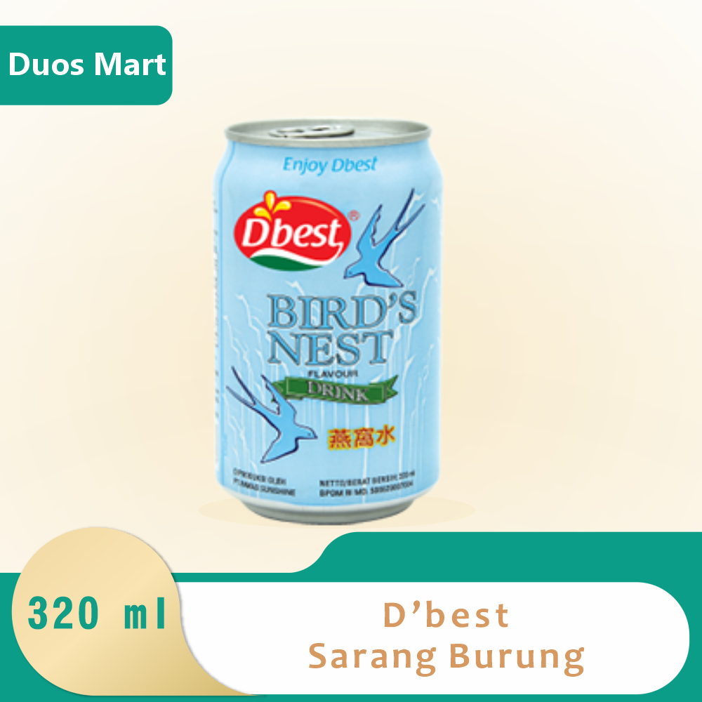 

D'best Minuman Kaleng Sarang Burung Walet 320 ml