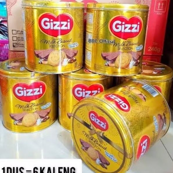 (KALENG) GIZZI MILK BISKUIT KALENG WAFER KALENG GIZZI