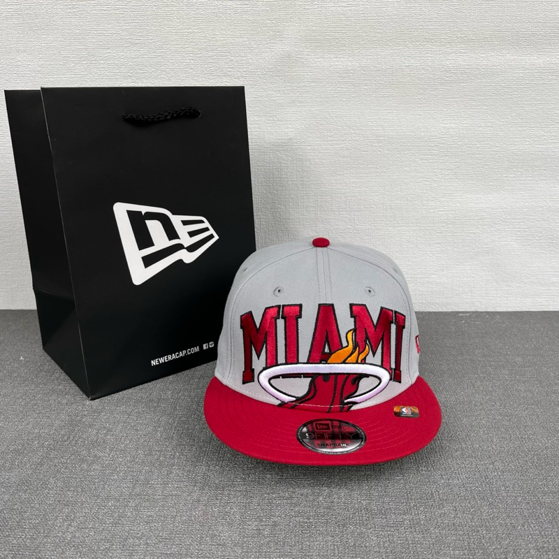 Topi NEW ERA 9Fifty N.B.A MIAMI HEATS Original Resmi