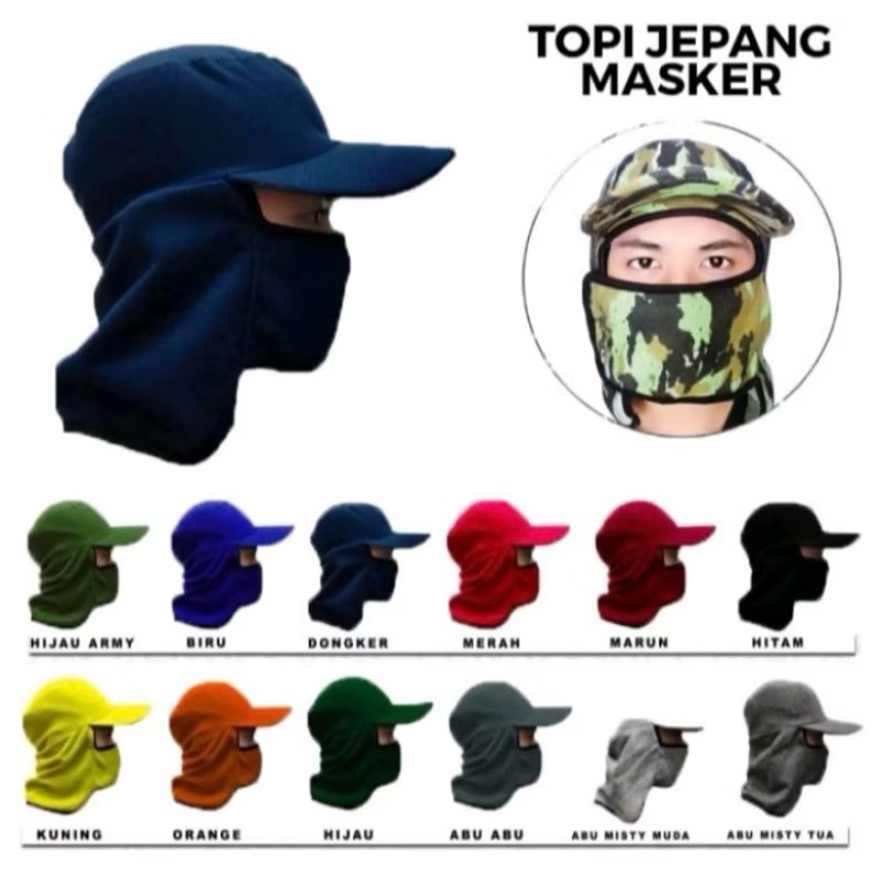Topi Mancing / Topi Masker Jepang / Topi Jepang / Topi
