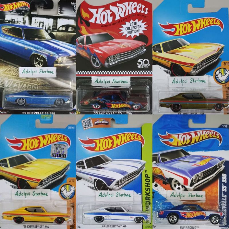 hotwheels hot wheels premium '69 chevelle SS 396 cruise boulevard car culture real riders 2018 colle