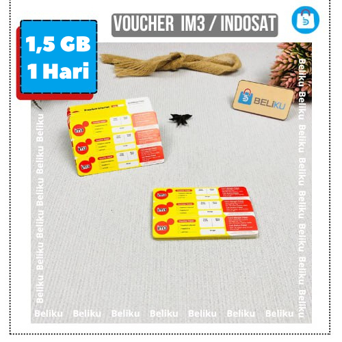 Voucher Kuota Indosat IM3 1,5 GB 1 Hari Nasional