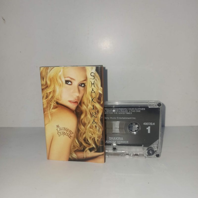 Kaset pita Shakira-Laundry Service ORi