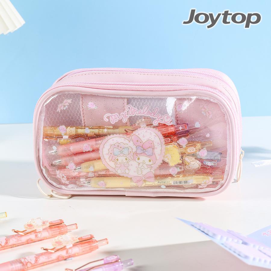 

JOYTOP Tempat Pencil 3 Layer Transparan My Melody/ Pencil Case karakter Cute