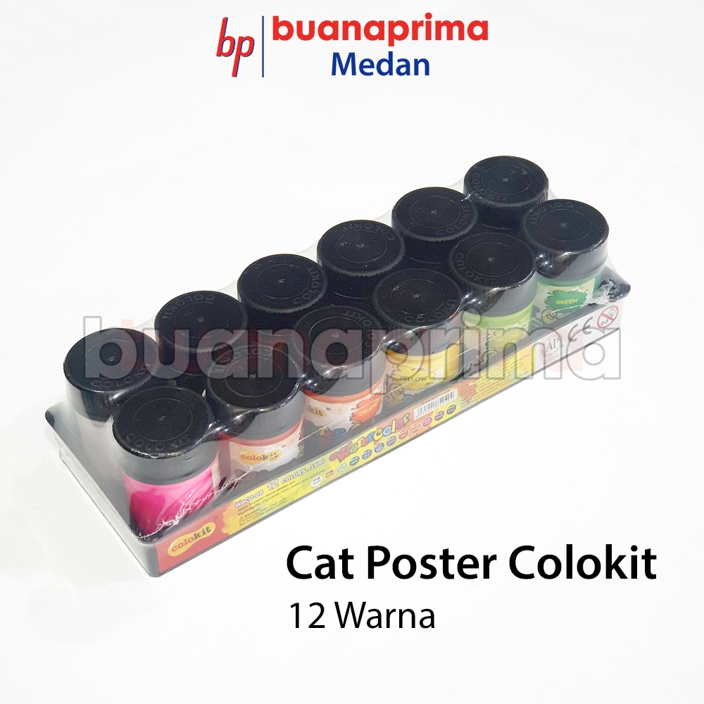 

Water Color COLOKIT WACO-05 12 Warna Set Cat Cair Air Colour