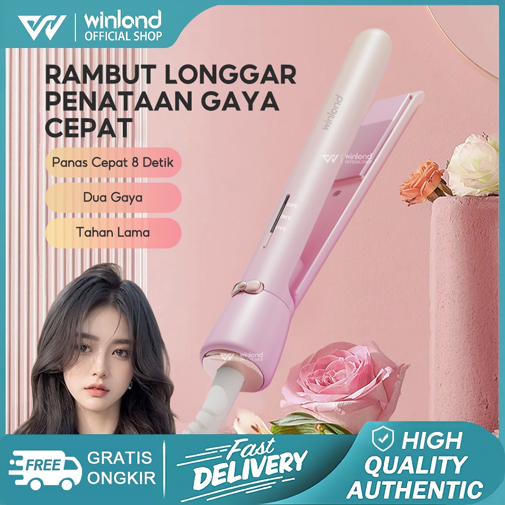 [COD] Winland Catokan Rambut 4 in 1catok rambut curly catokan rambut keriting & lurus tahan lama