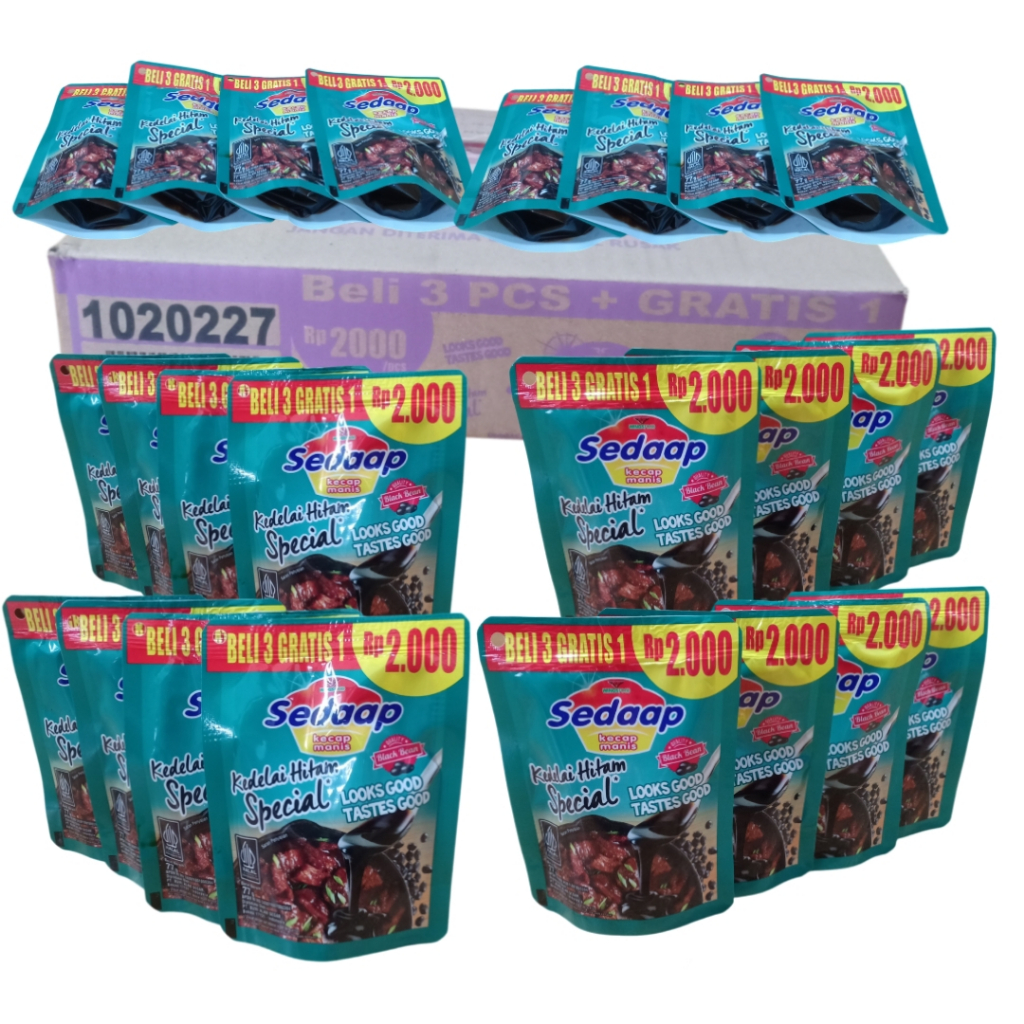 

KTr190 Kecap Sedap Hijau Kecap Manis 77g Isi 48 Pcs - 1 Dus 2000an