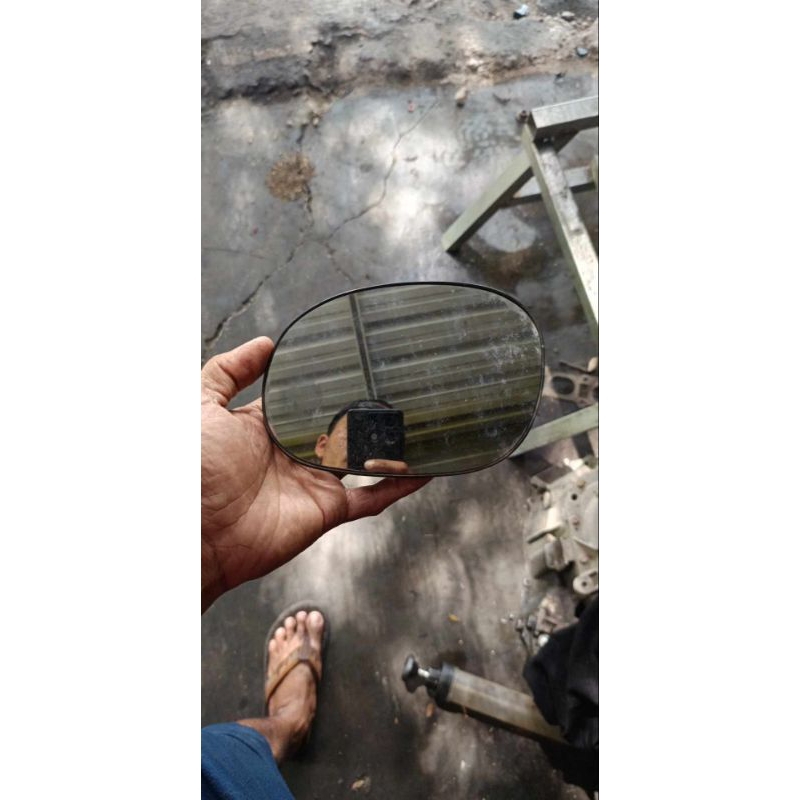 kaca spion kiri peugeot 206 ori