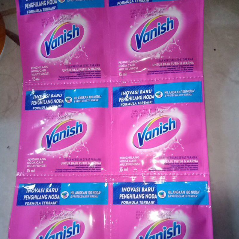 vanish sachet