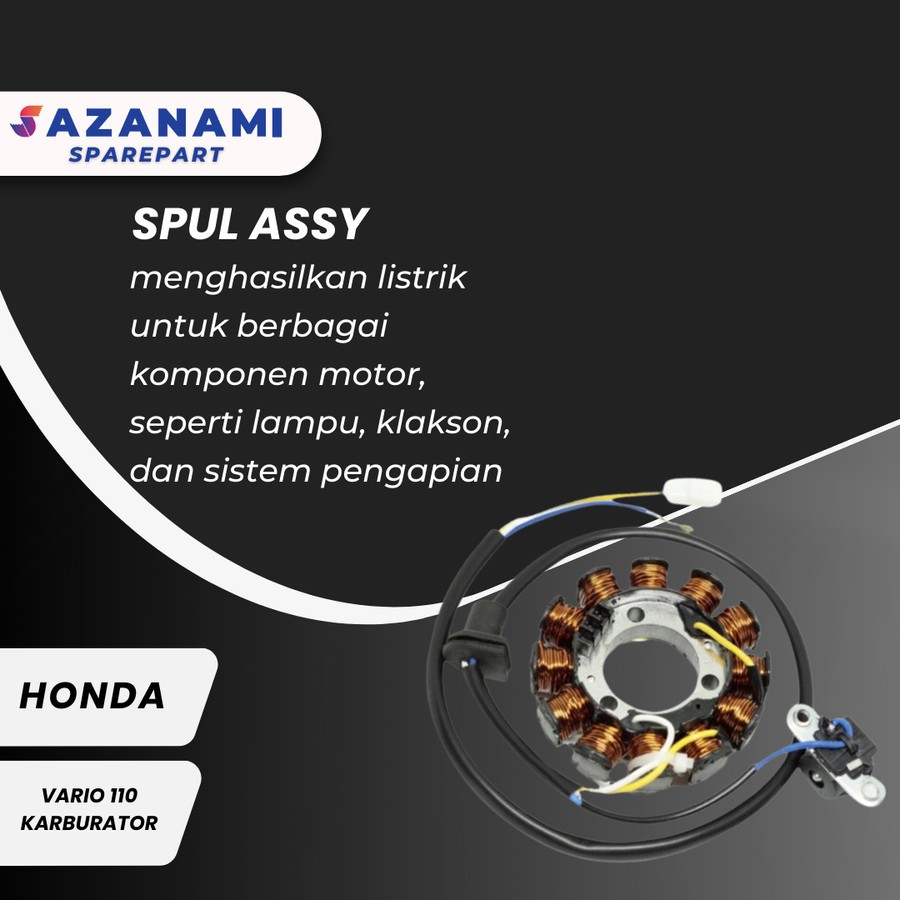 SPUL ASSY MOTOR HONDA VARIO 110 KARBURATOR