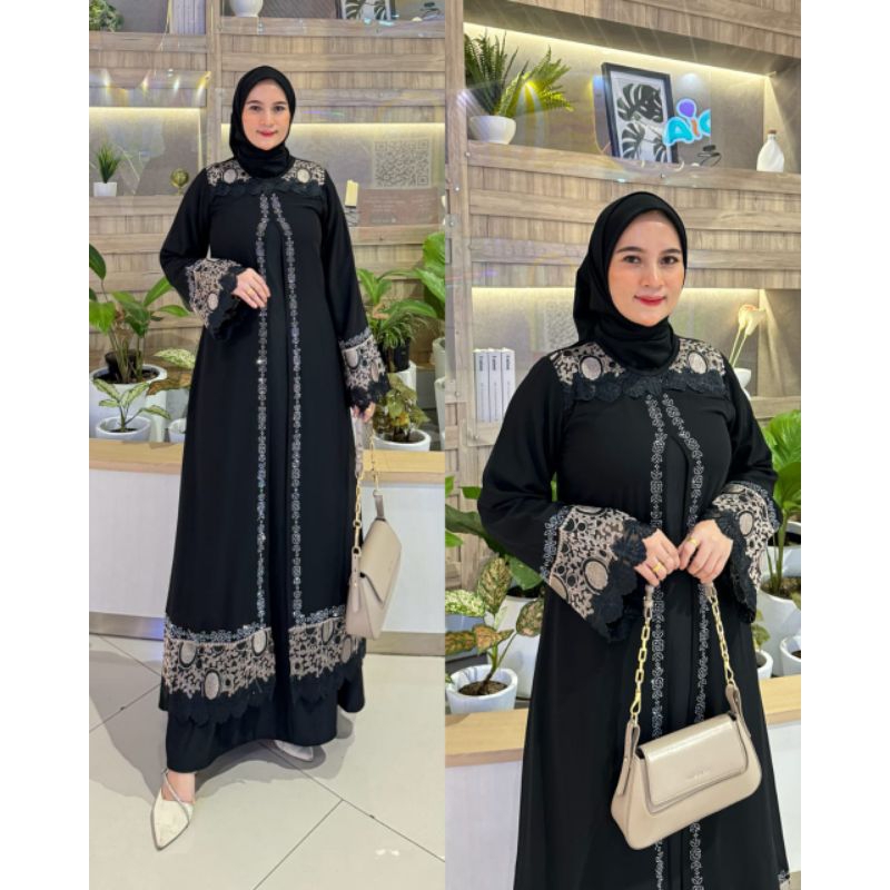 [Khamymshop] Gamis Turky Arab Premium || Abaya Arab ||Dress Mewah Original Premium