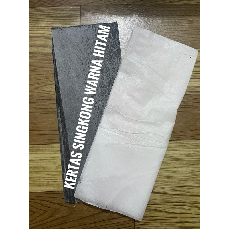 

Kertas Singkong Hitam / Kertas Telo Hitam Anti Macet