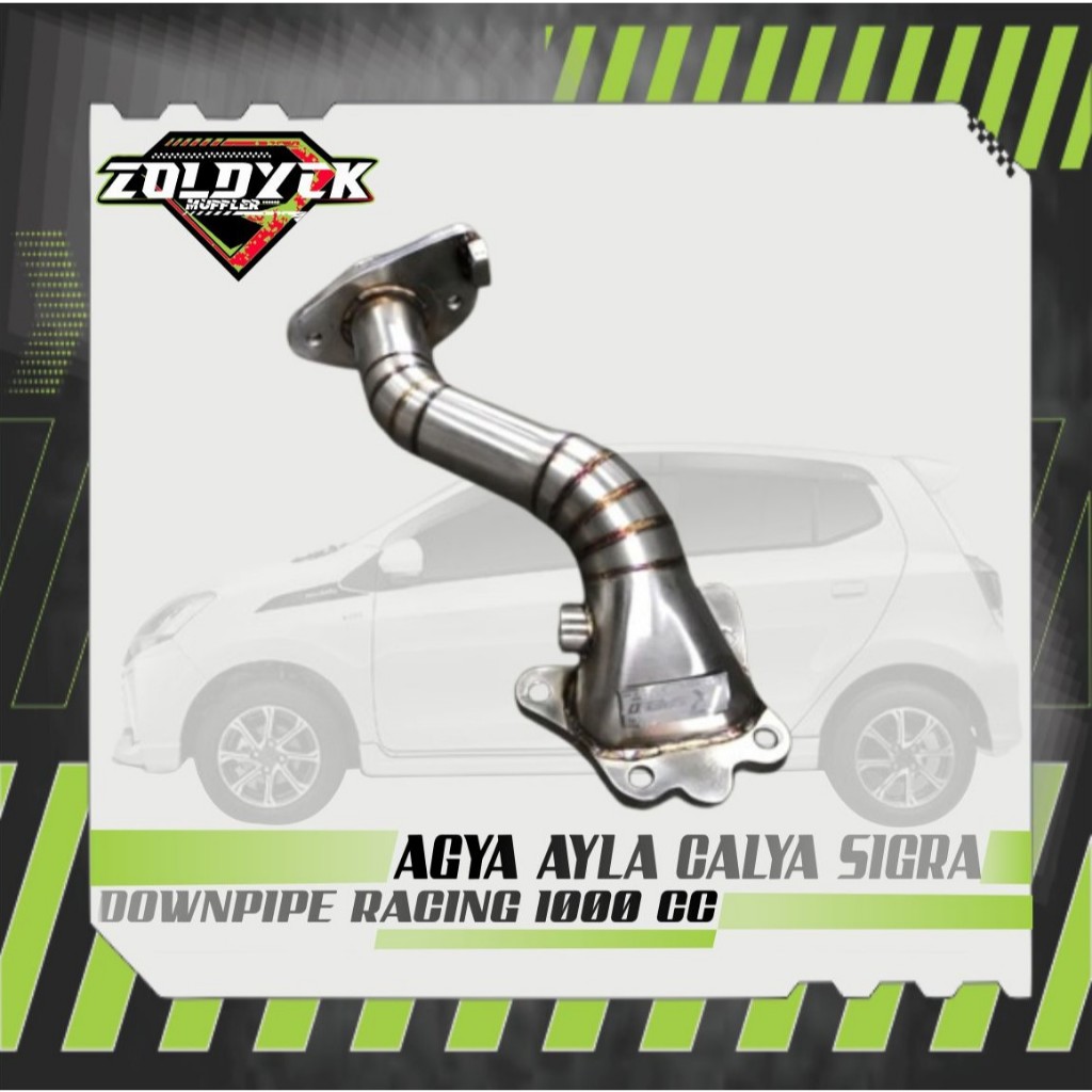 DOWNPIPE KNALPOT RACING AGYA / AYLA/ CALYA/SIGRA 1000CC