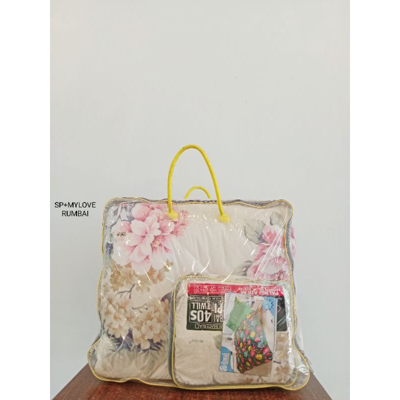 SPREI BEDCOVER MY LOVE 160x200/SPREI FULL SET/Bed cover my love rumbai/SP+MYLOVE RUMBAI