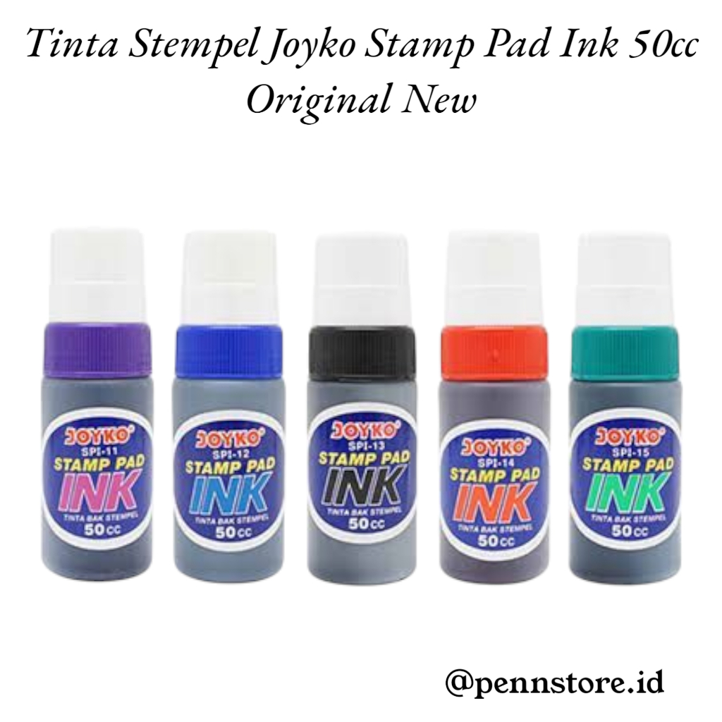 

(Pcs) Tinta Stempel Joyko Stamp pad İnk 50 cc King Size Original New