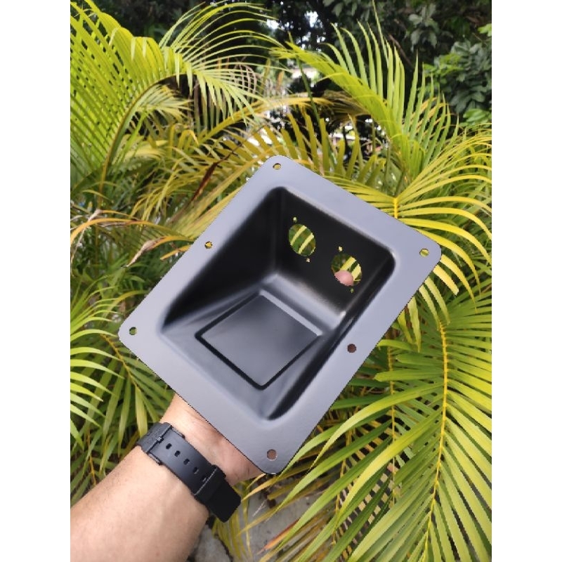 Panel Plat Speakon Cekung Dekok Besar Terminal Spikon Speaker 2 Lubang Soket Box Speaker Panel Termi