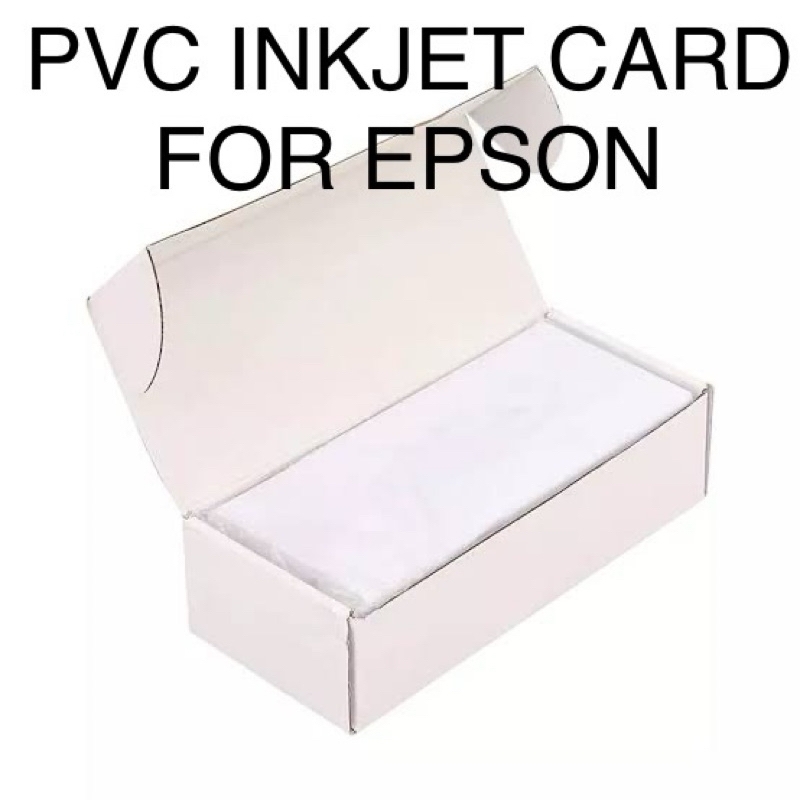 

PVC INKJET EPSON HIGH QUALITY, INKJET BLANKCARD, ID CARD INKJET, ID CARD PUTIH INKJET 200pcs/box