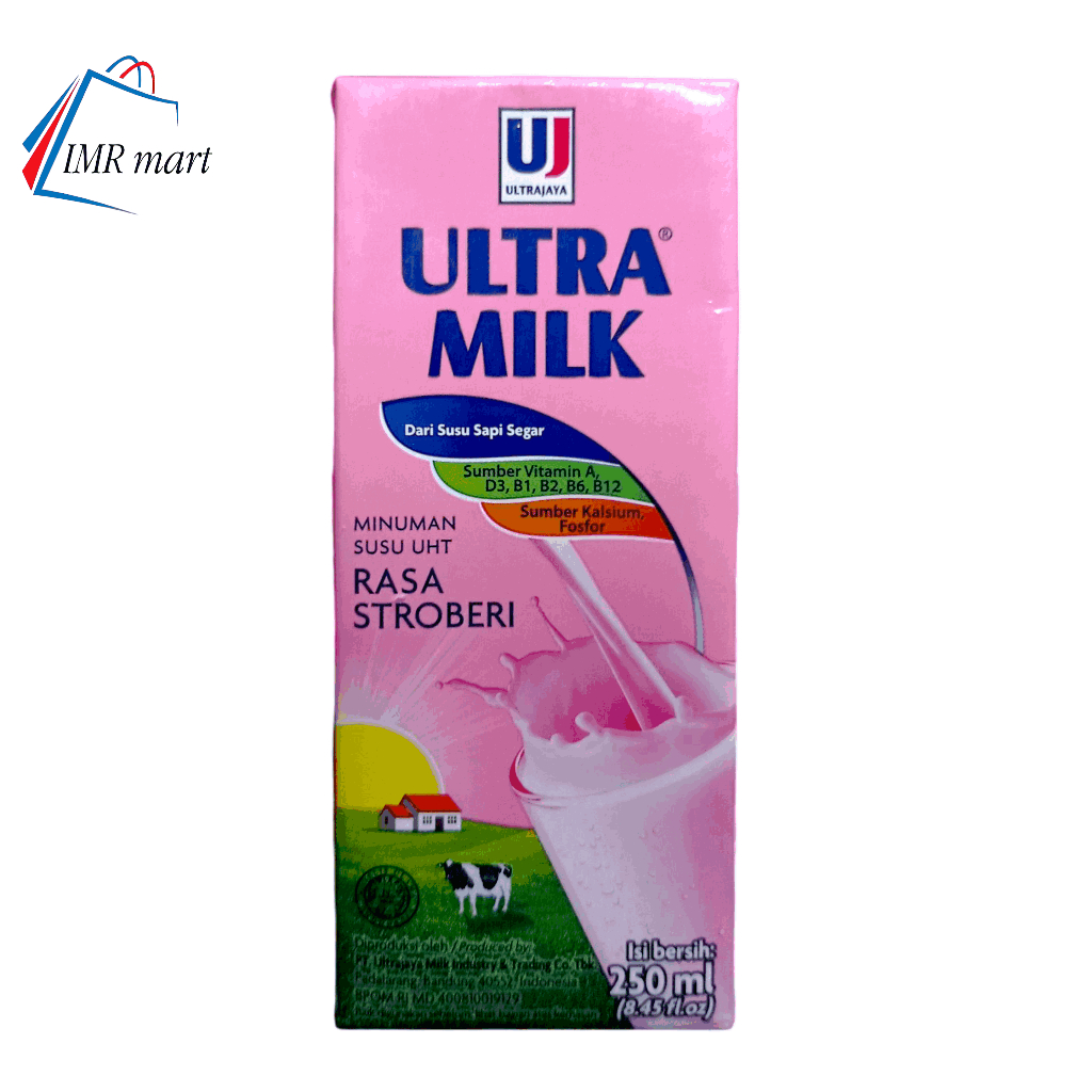 

UHT Ultra Milk Rasa Stobery 250 Ml