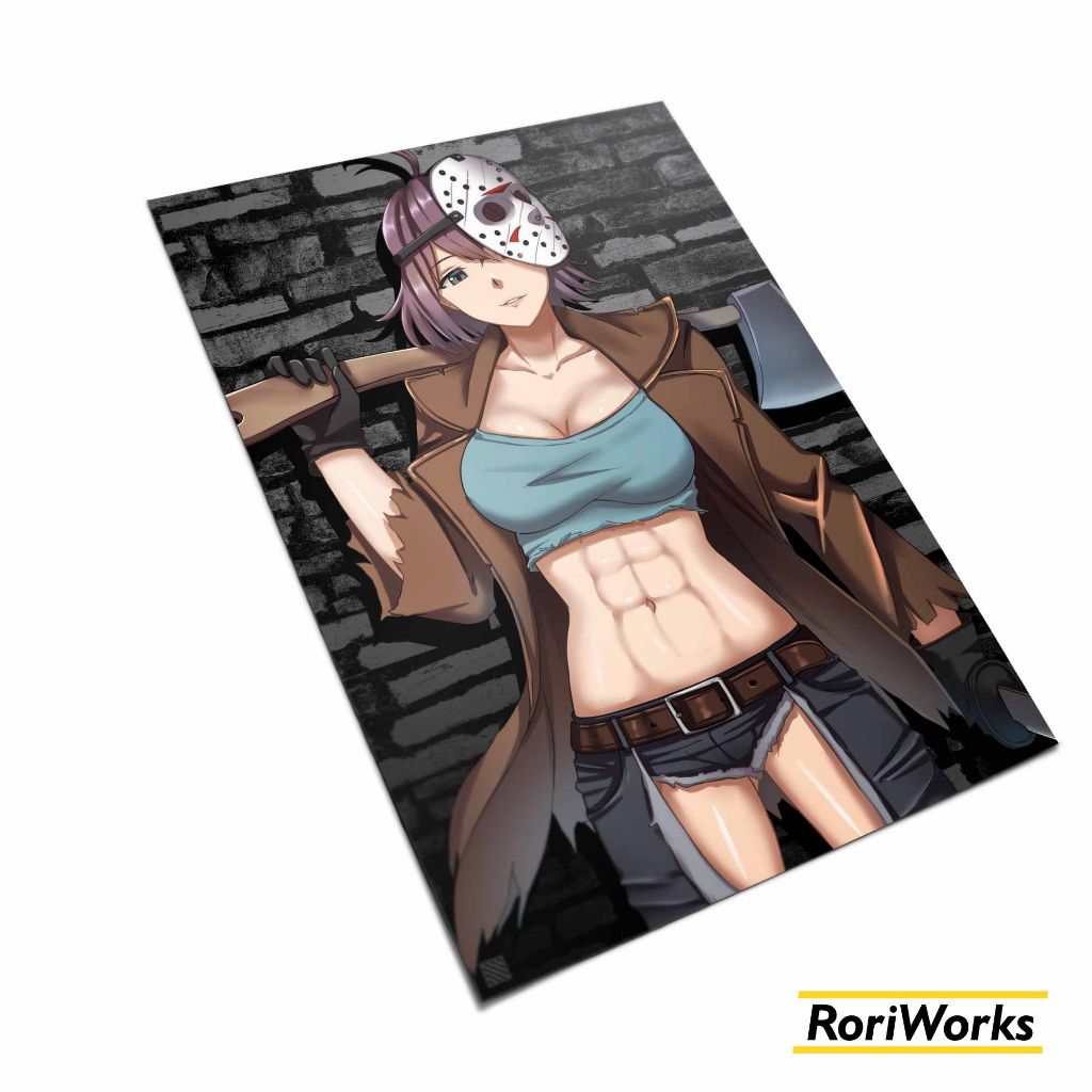 Poster Anime - Jason Voorhees | Horror Bishoujo