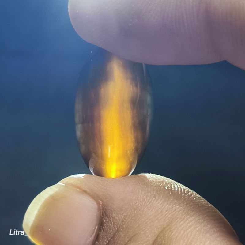 Batu cincin natural cempaka / sulaiman hitam.