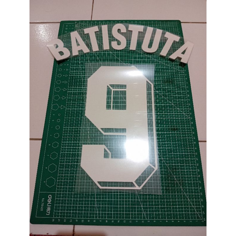 NAMESET VELVET BLUDRU FIORENTINA BATISTUTA 9