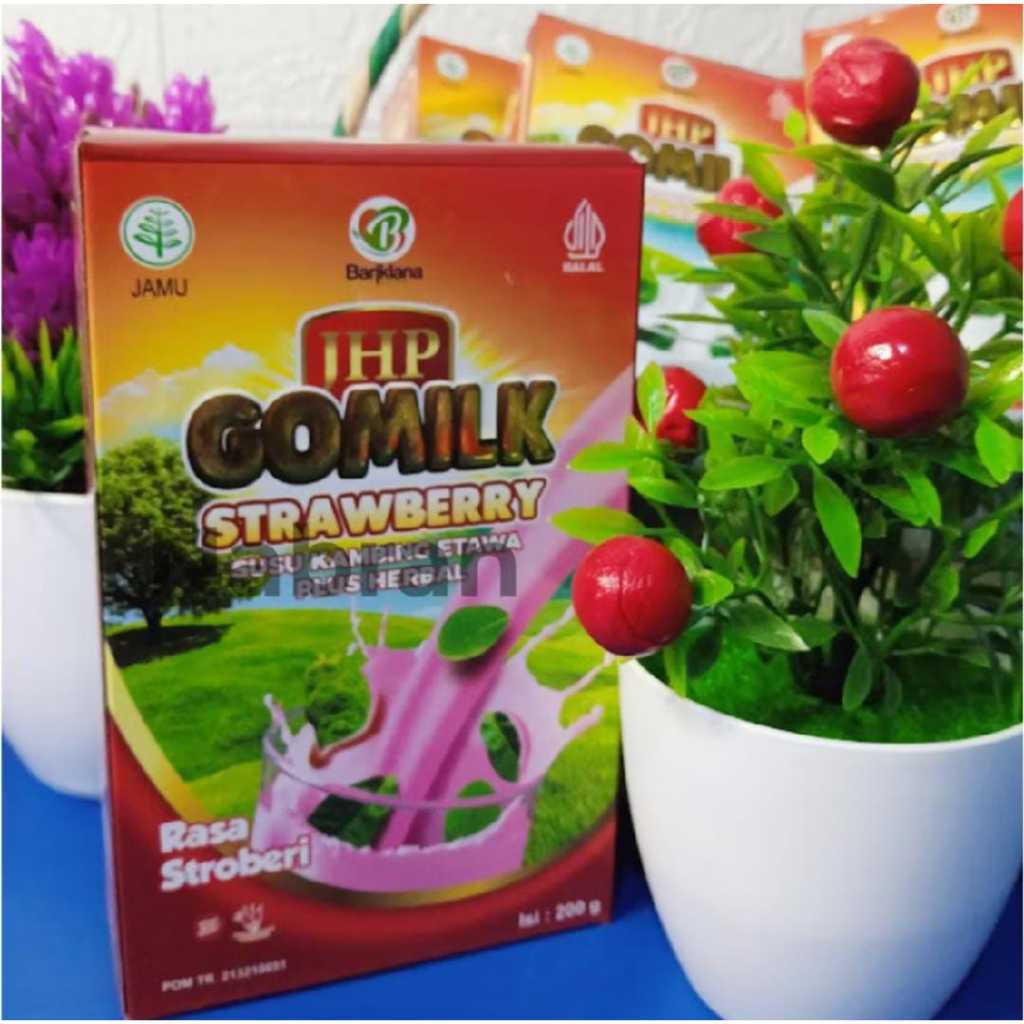 

Gomilk Susu Kambing Etawa Plus Herbal Strawberry 200g