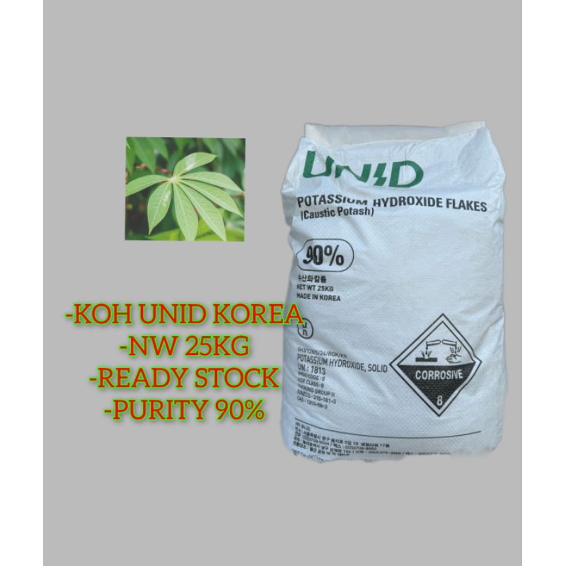 KALIUM HIDROKSIDA / KOH 25 KG / KOH ZAK