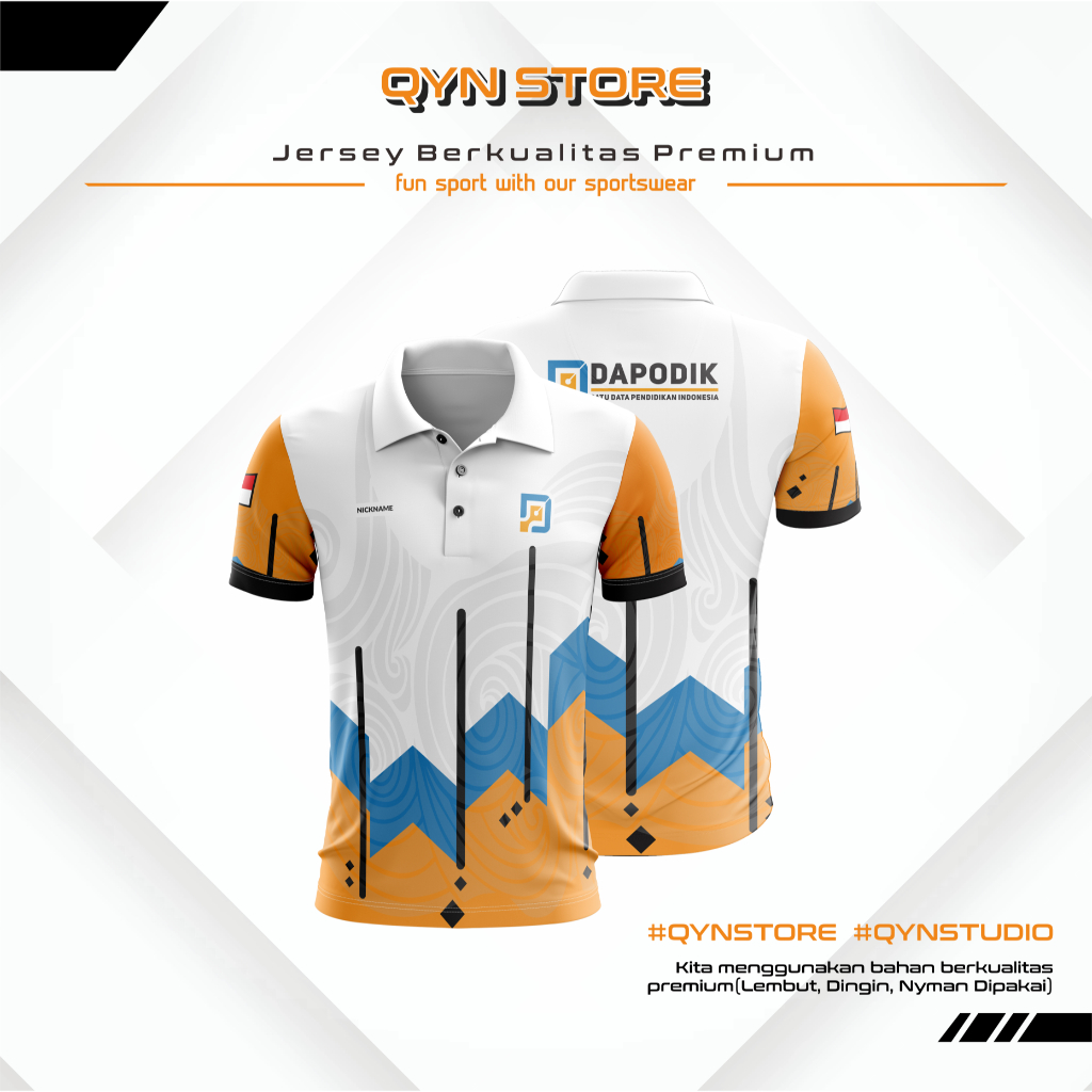Kaos Operator Dapodik | Baju Operator Dapodik | Jersey Operator Dapodik | Seragam DAPODIK OPERATOR |