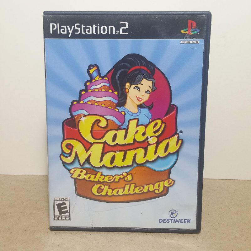 KASET GAME PS 2 CAKE MANIA