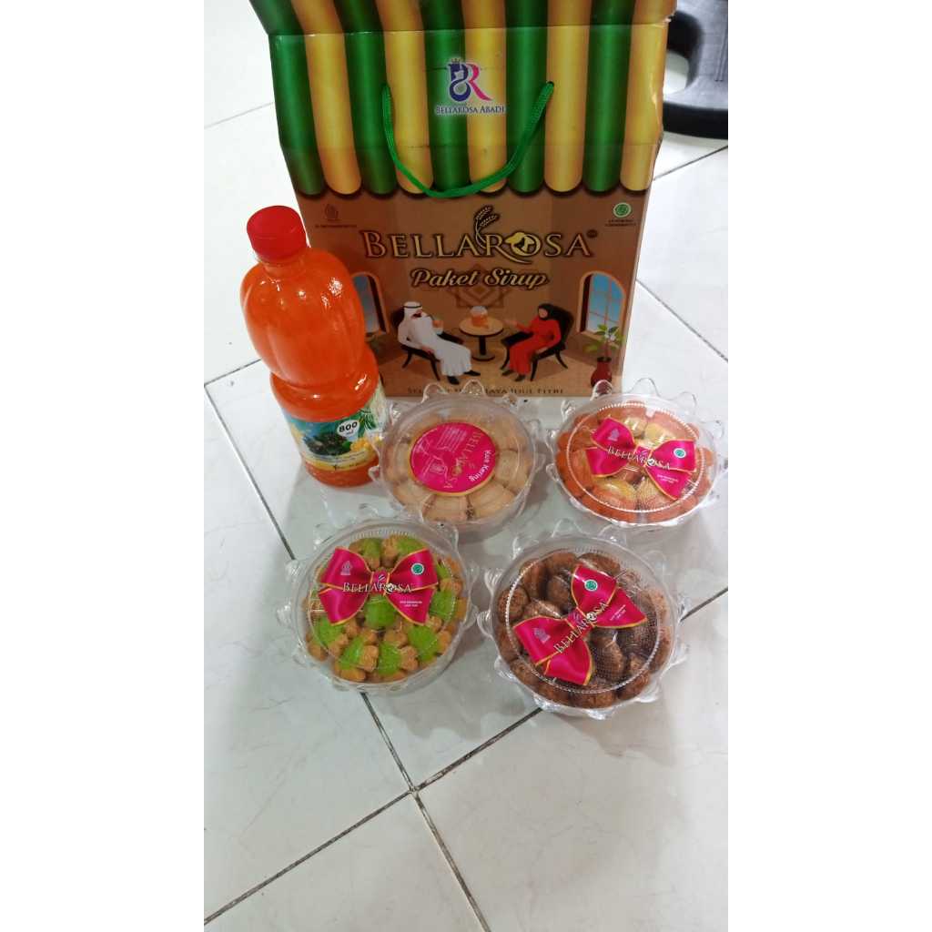 

Paket Kue Lebaran Bellarosa Paket Sirup 4in1 / Hampers Kue Lebaran
