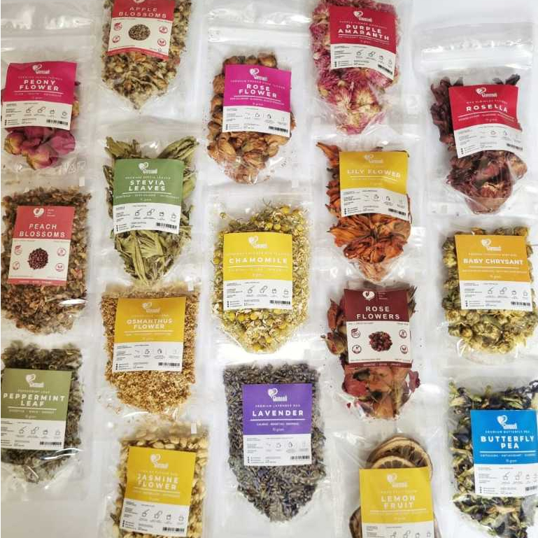 

GLARANADI - Teh Bunga 10g Premium Flower Tea All Variant Chamomile Lavender Rose Peppermint Telang