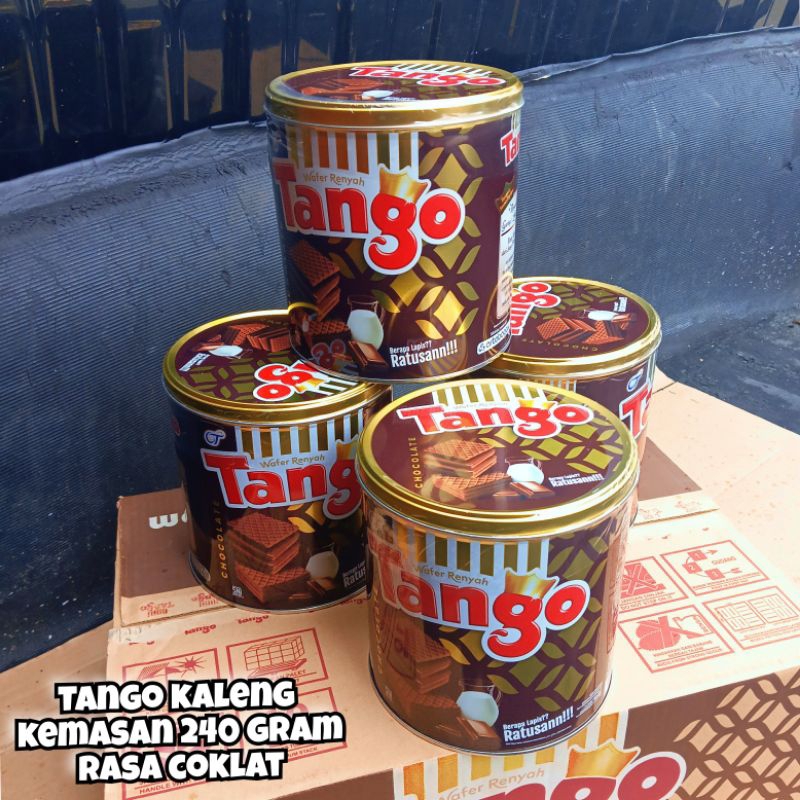 

spesial edisi lebaran wafer tango 240 gram rasa coklat kemasan 1 kaleng tango