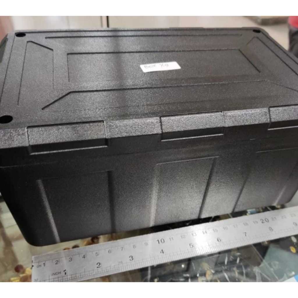 RD0854 box kotak hitam enclosure black tipe x9 x 9 24x15x12cm by PCM LTC GLODOK