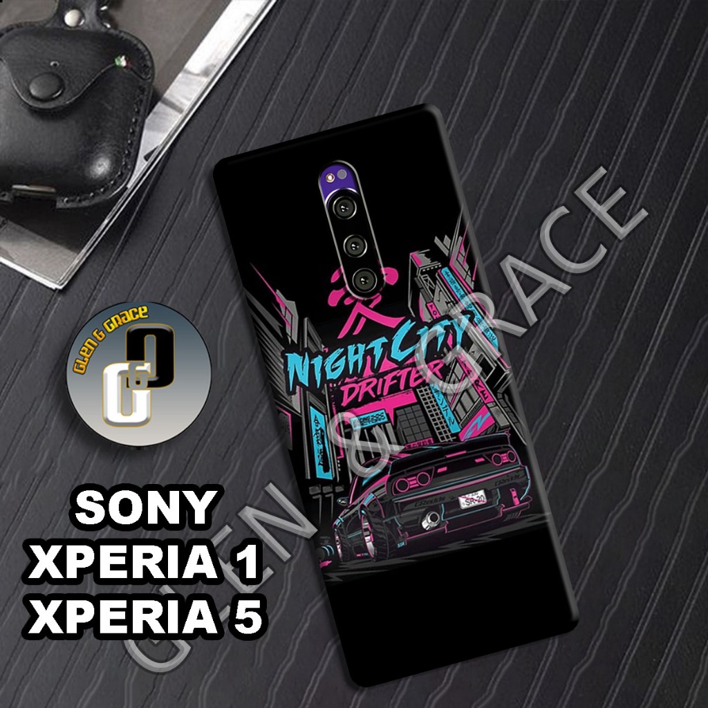 G48 - Case SONY XPERIA 1 - Bahan karet lentur - Motif MOBIL - Softcase SONY XPERIA 5 - Silikon lentu