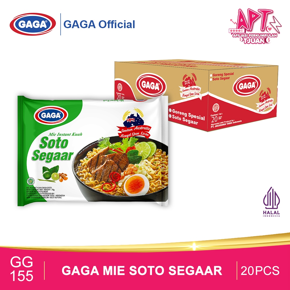

GAGA Mie Soto Segaar KTN (isi 20 pcs) (GG155)