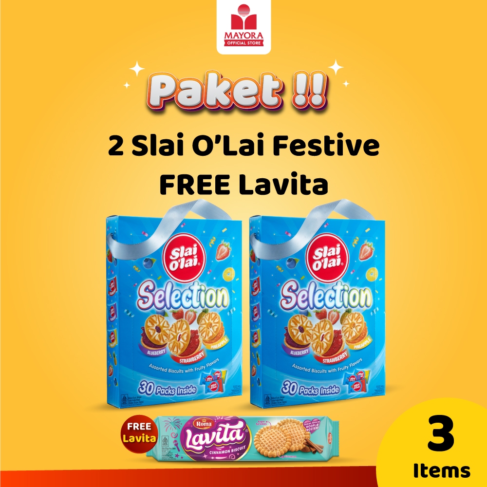 

Paket 2 Slai O'Lai Festive FREE Lavita