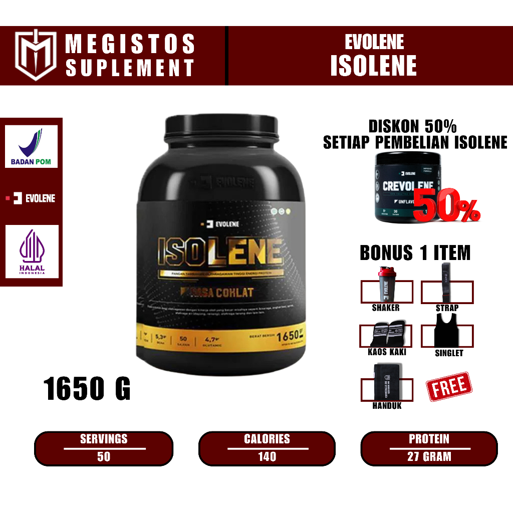 Evolene Isolene 50 Serving 1650 Gr