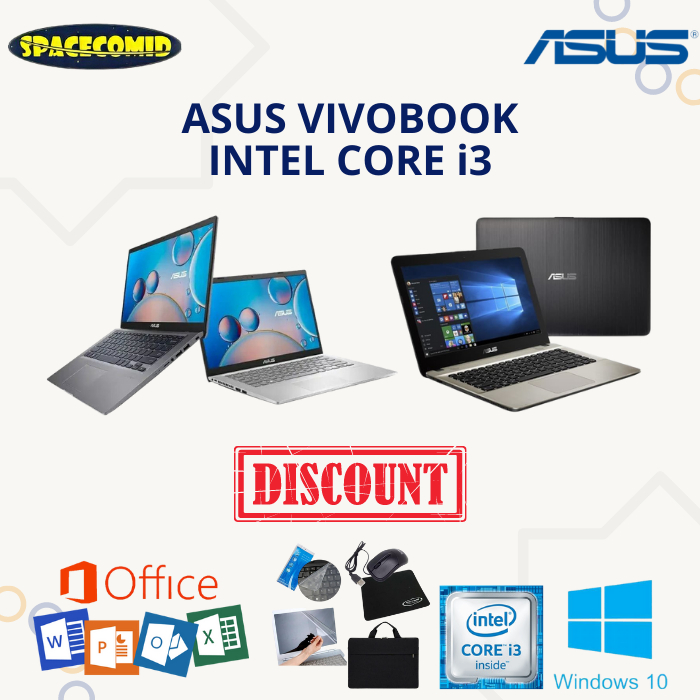 ASUS VIVOBOOK [INTEL CORE i3] RAM 8GB | SSD 512GB | 14INCH
