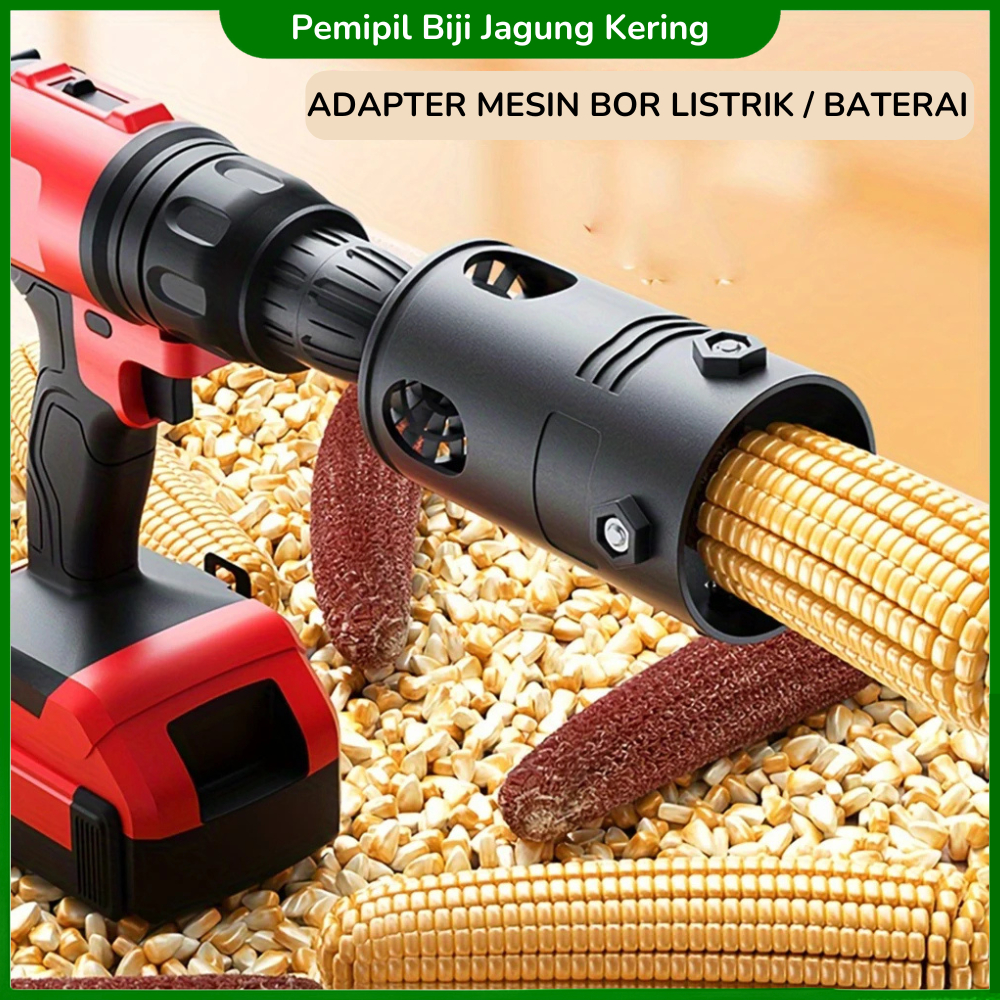 Adapter Pemipil Biji Jagung Kering Perontok Jagung Alat Pipil Jagung