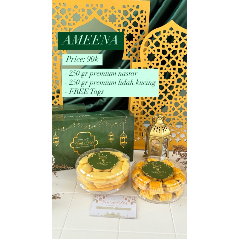 

HAMPERS LEBARAN BOX NASTAR KUE KERING PREMIUM MURAH