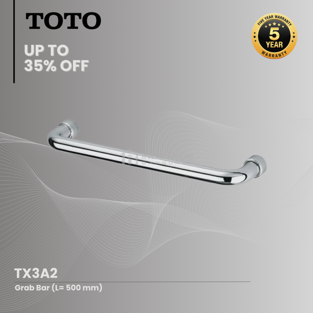 Grab Bar TOTO TX 3 A2 (500mm) / Pegangan Kamar Mandi TOTO TX 3 A2