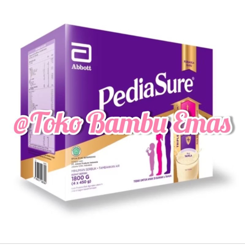 

Susu Pediasure 1800 gr untuk 1-10 tahun