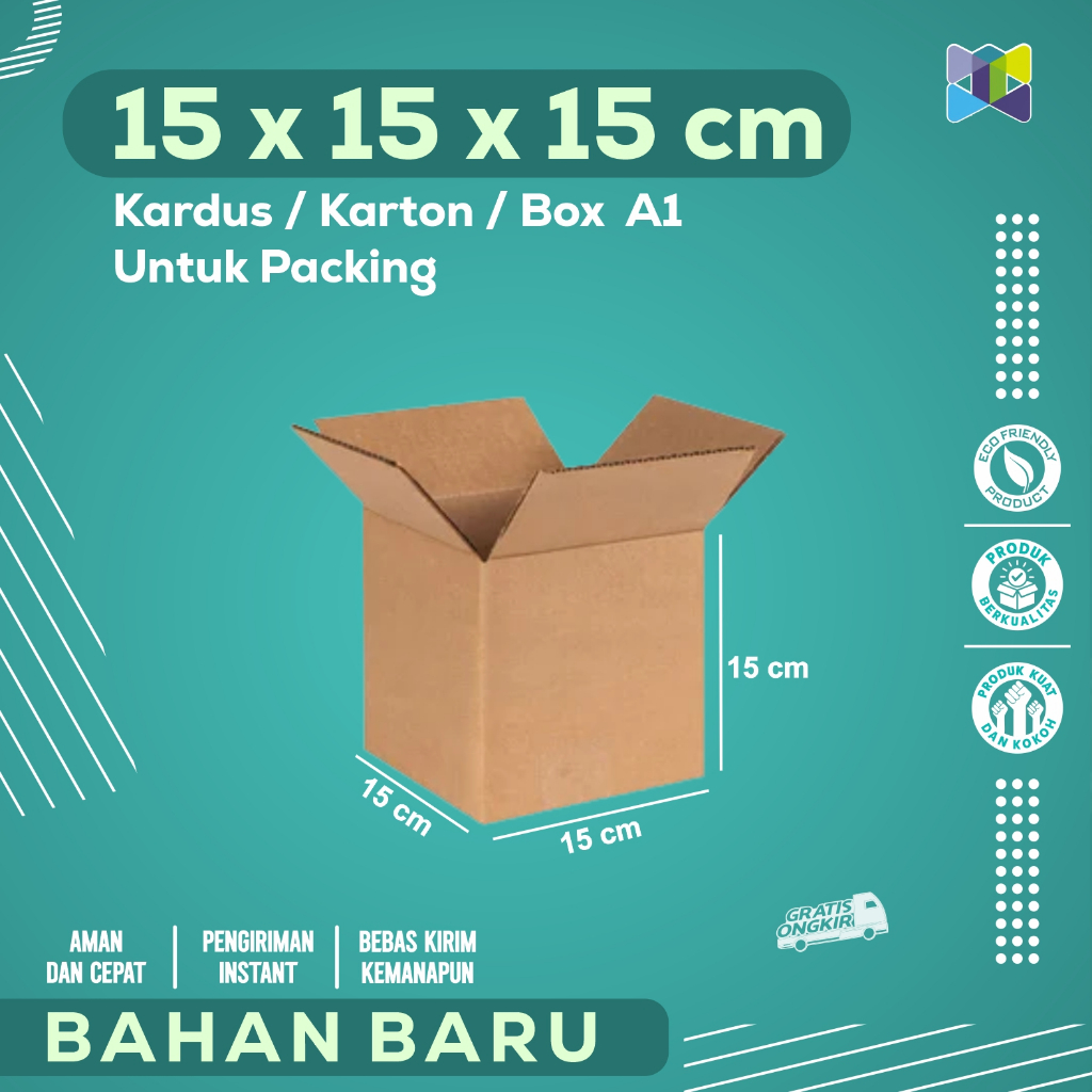 

Box Packing 15x15x15 / Kardus Packing / Karton Packing cocok untuk Aksesoris, Skincare, Pakaian, Elektronik, Barang Pecah Belah, Dokumen, Buku dengan Harga home industri langsung