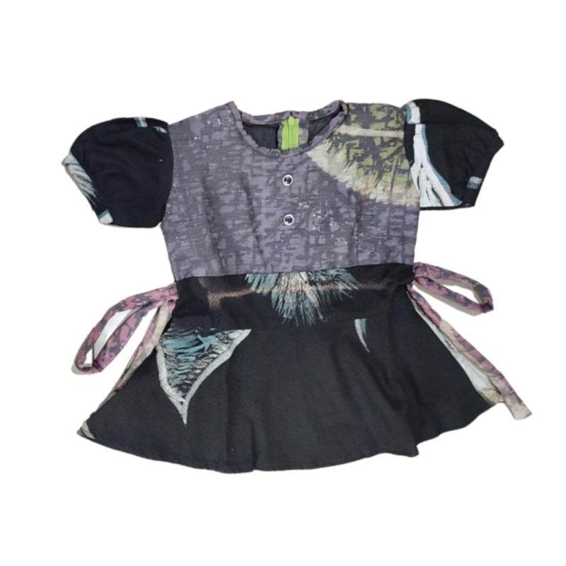 DRESS ANAK KLOK / DRESS BATIK ANAK / BATIK ANAK PEREMPUAN/ BATIK ANAK 2-4 TAHUN