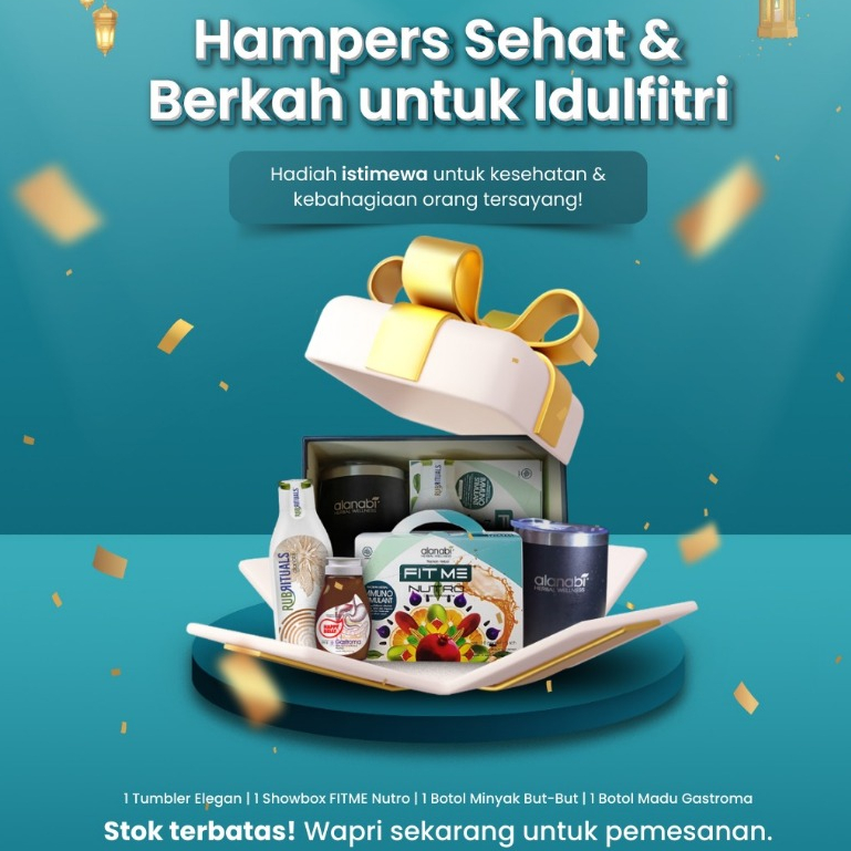 

Hampers Sehat & Berkah Untuk IDULFITRI ALANABI