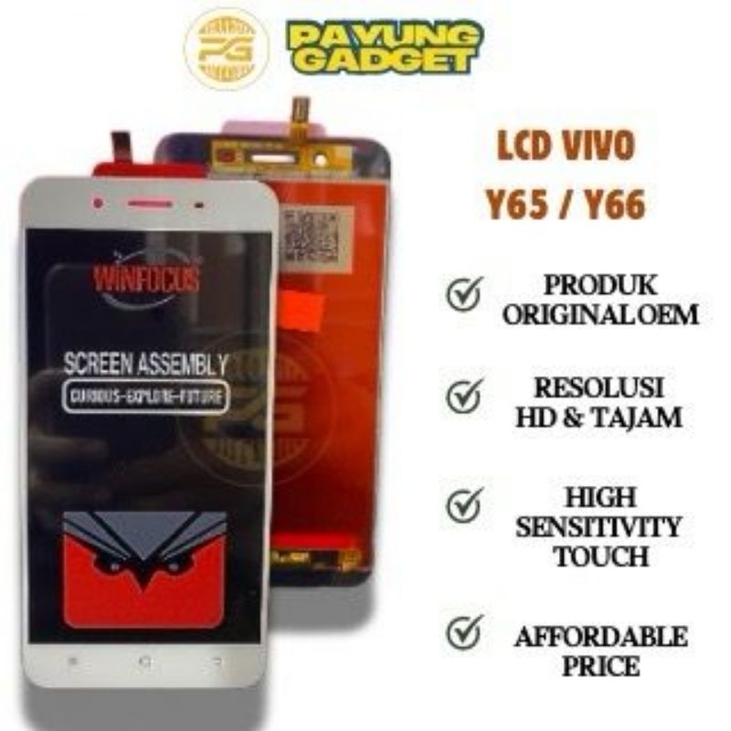 LCD VIVO Y65 / Y66 ORIGINAL FULLSET