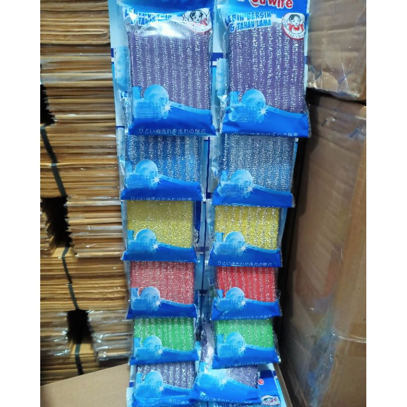 Spon Cuci Piring Renteng Spon Pelangi Renceng